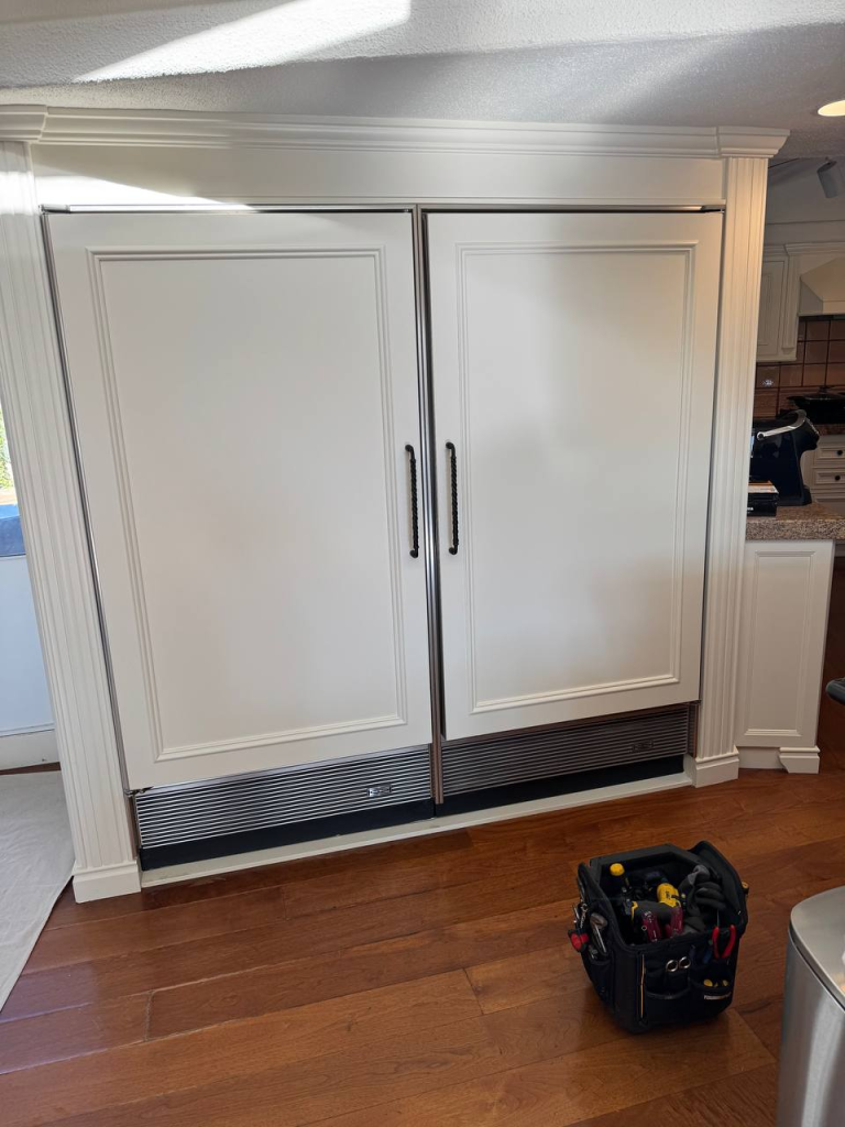 Sub-Zero 601F built-in freezer in luxury kitchen